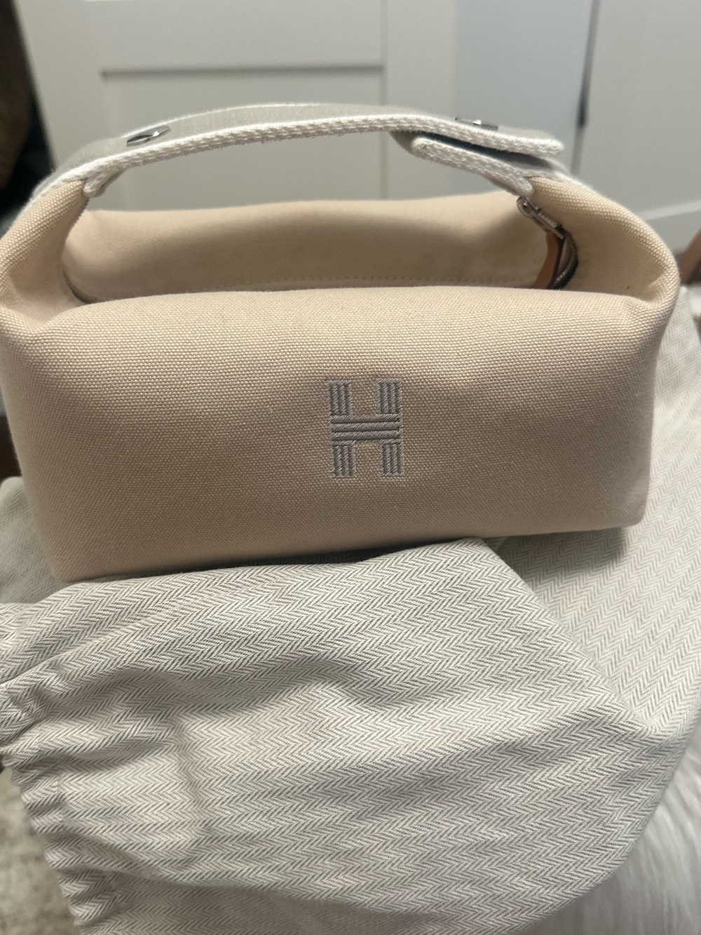 Hermes Bride-a brac bag Canvas Top-Handle Women’s Bag